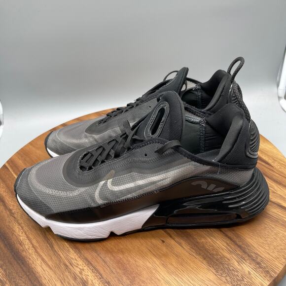 Nike Air Max 2090 Shoes Mens Size 11 Black Gray Running Comfort Walking Sneakers - Picture 3 of 8